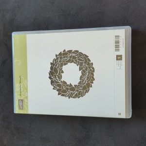 Wonderful Wreath wood mount stamp